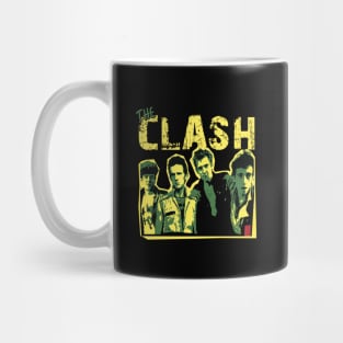 the clash retro band Mug